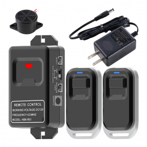 HBK-R01+T01 | 433MHz 12VDC Remote Control with DC Power Connector Specially Applied to Access Control Lock