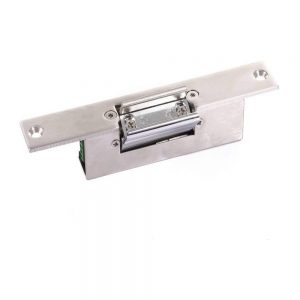 12V Electric Strike Lock Fail-Safe with Lock Status Output NO/NC/COM for Glass Door Without Frame