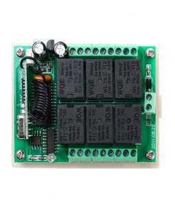 12VDC 433mhz 6 Channel Wireless Remote Control Switch Receiver with 2 Transmitter 2 UT AK 12V 6CH2T 3