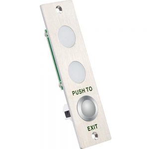 Stainless Steel Panel Door Release Exit Button with LED Light for Access Control