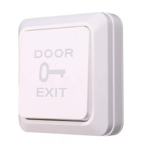 Square Rocker Switch Door Press to Exit Button Surface Mount with Backbox for Access Control System