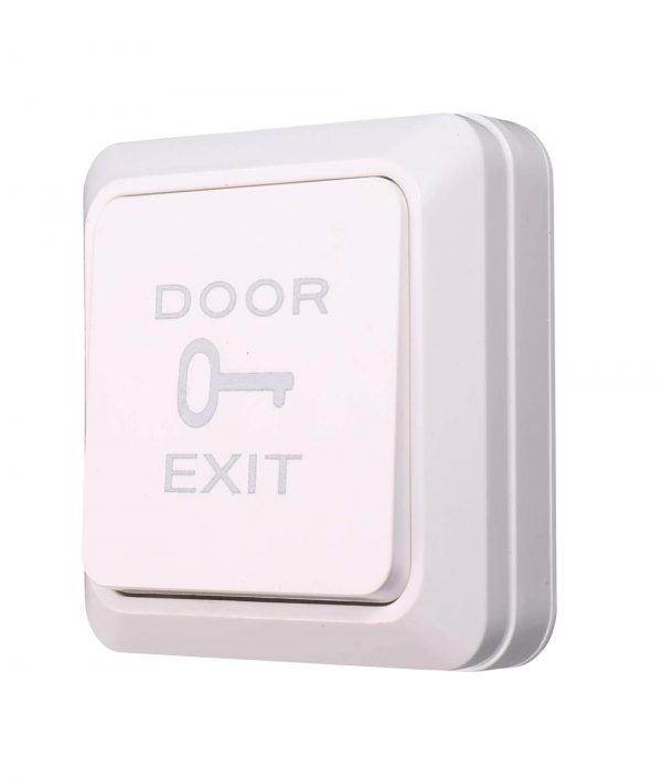 Square Rocker Switch Door Press to Exit Button Surface Mount with Backbox for Access Control System