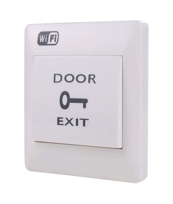 2.4Ghz WiFi Push to Exit Button NO/NC Output App Controlled for Door Access Control