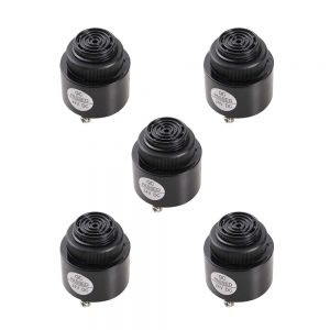 DC24V Active Piezo Buzzer 80dB Mini Alarm Sounder Continuous Beep (Pack of 5)