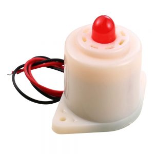 Electrionic Red LED Flashing Alarm Buzzer DC12V 105db