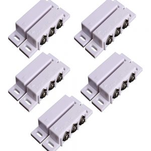 NC NO Normally Open Closed Magnetic Door Contact Sensor for Door Window Alarm - DC5V DC12V DC24V Light - 5Sets