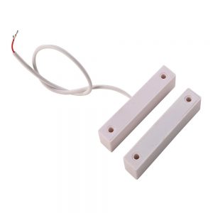 NC Type Wired Magnetic Alarm Door Contact Sensor Detector Reed Switch for Metal Door (Pack of 5)