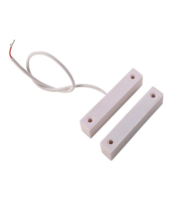 NC Type Wired Magnetic Alarm Door Contact Sensor Detector Reed Switch for Metal Door (Pack of 5)