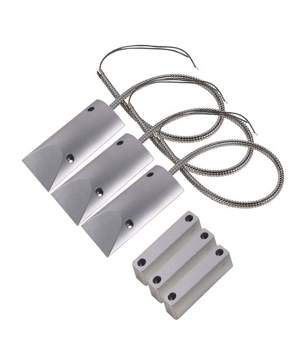 NC Type Wired Shutters Roller Metal Magnetic Door Contact (Pack of 3)