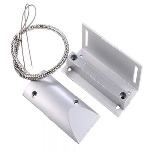 NC Type Wired Shutter Roller Magnetic Overhead Door Contact with Bracket