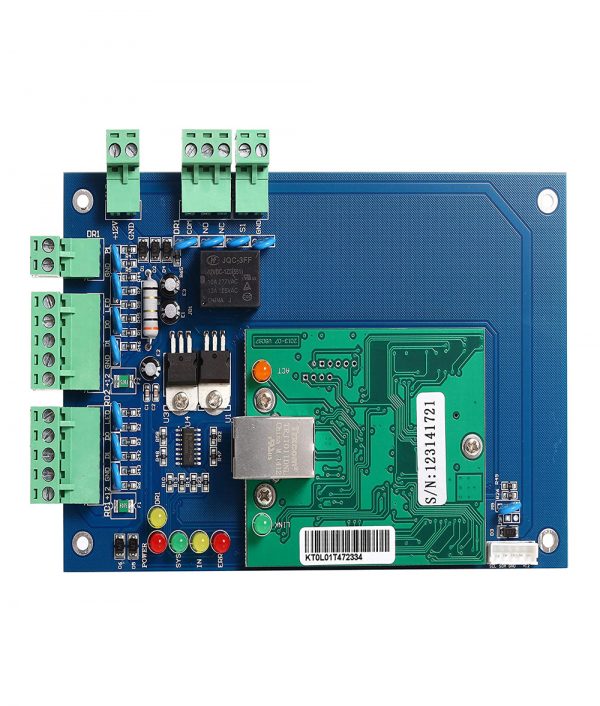 Professional Wiegand 26-40 Bit TCP IP Network Access Control Board with Desktop Software for 1 Door