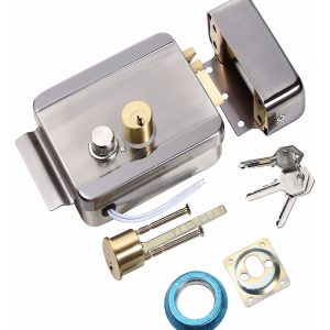 Anti-Theft Electric Lock Control Release Rim Door Lock Fail Secure Stainless Steel