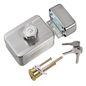 Safe Low Noise Intelligent Motor Electric Lock W/Signal Self-Closing Lockable