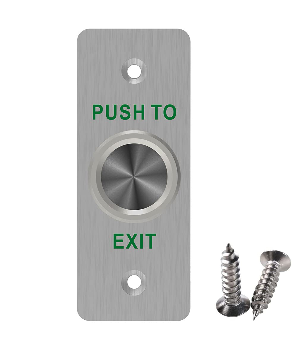 Push to clearance exit button