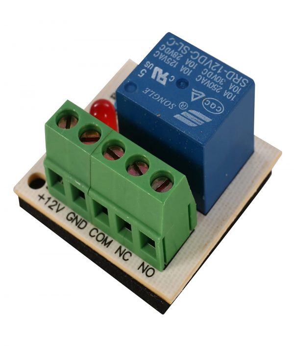 12VDC Access Control Externally Connected Extended Relay Singal Module Conversion