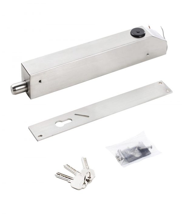 Fail Secure Electric Bolt Lock Surface Mounted W/Cylinder for Steel Heavy Door