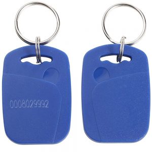 UHPPOTE 125KHz RFID EM-ID Card Tag Keyfob Read Only Black Color Pack of 100 